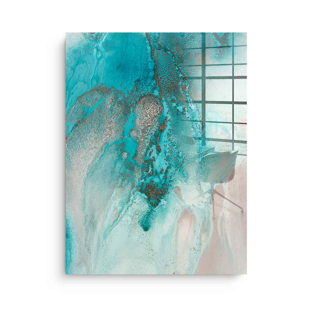 Coral Sea Flow 2 - Acrylglas