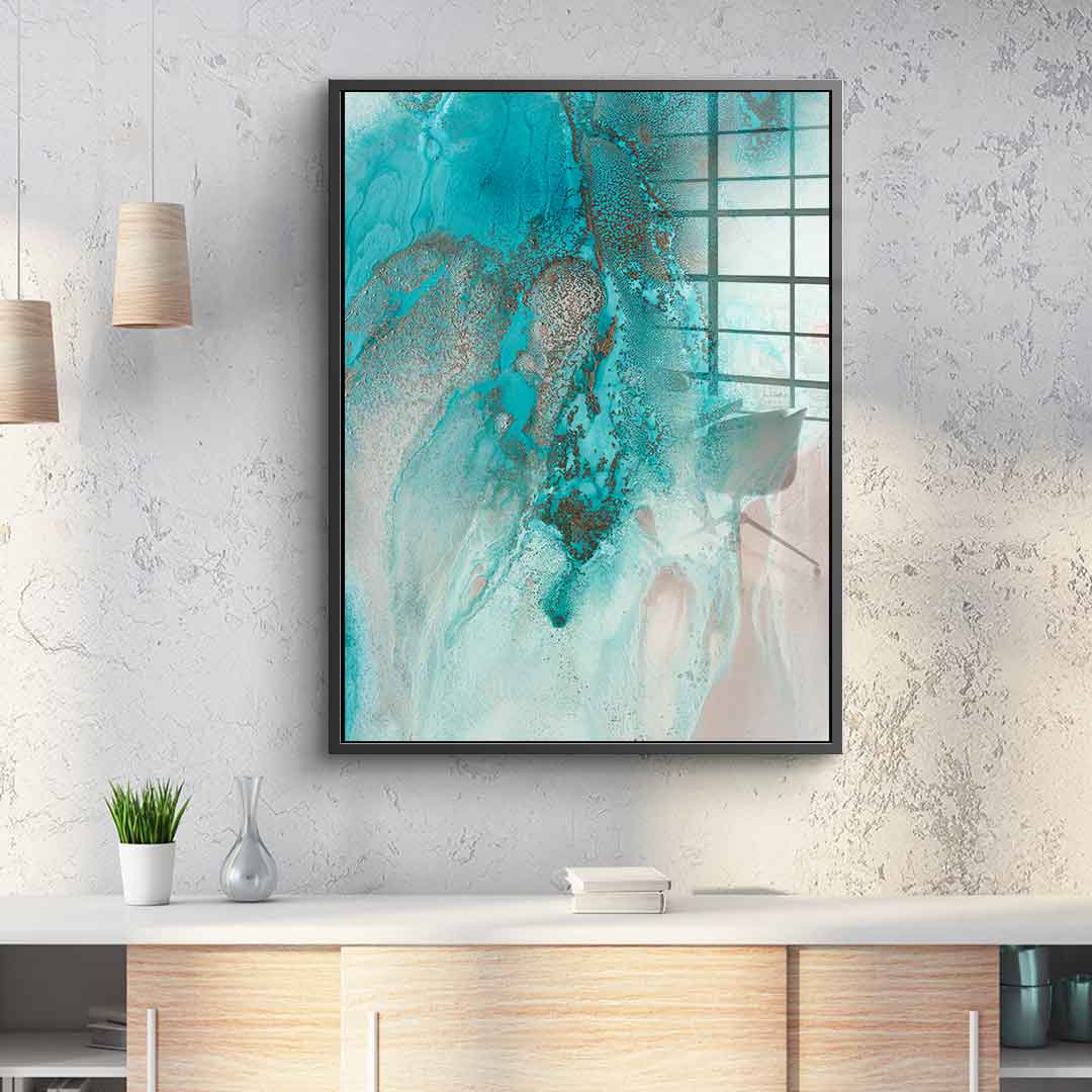 Coral Sea Flow 2 - Acrylglas