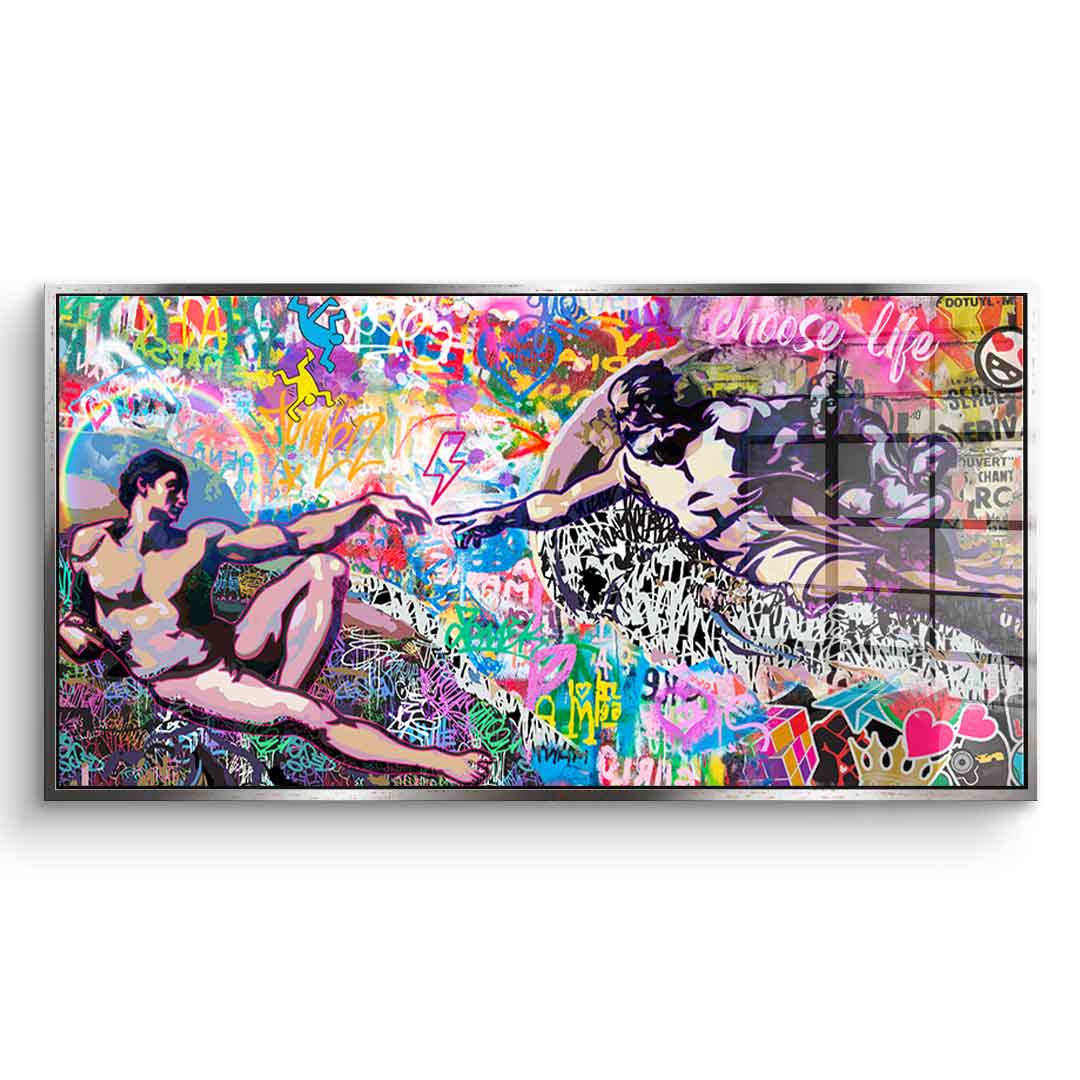 Creation Adam - Acrylglas