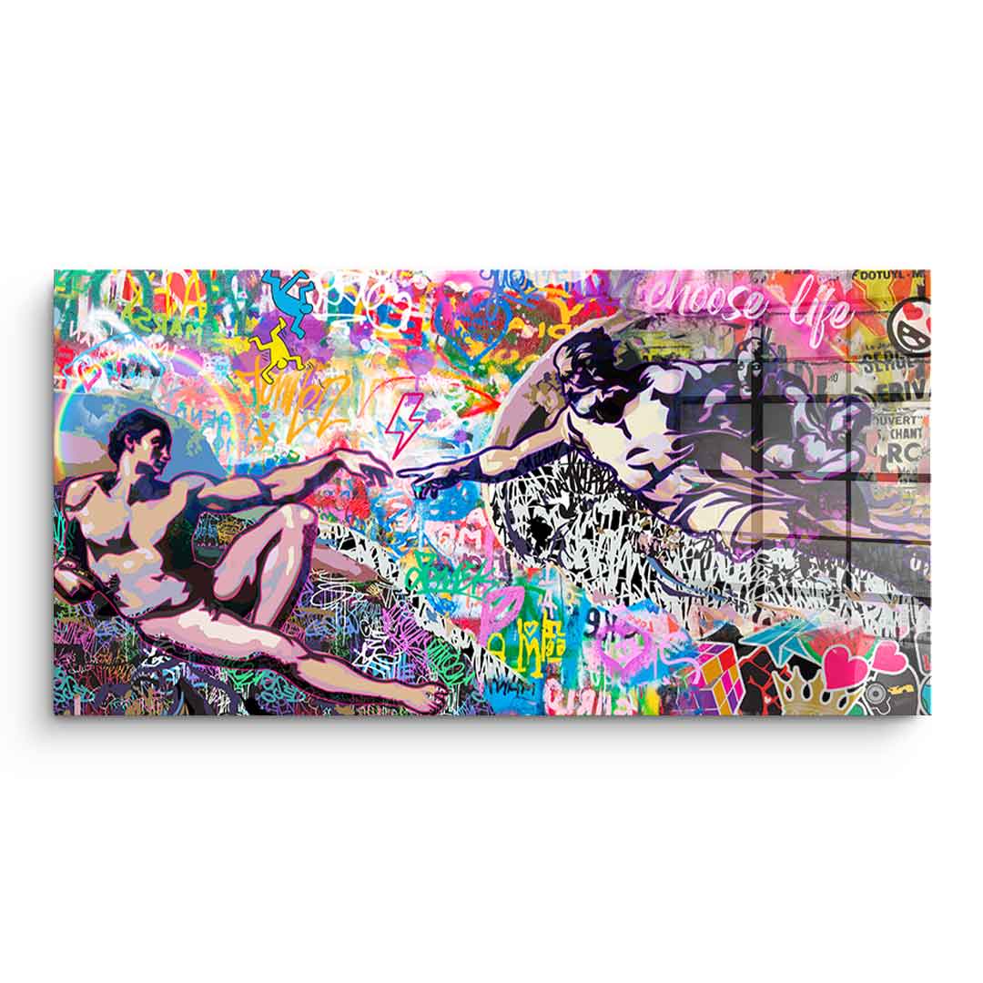 Creation Adam - Acrylic glass