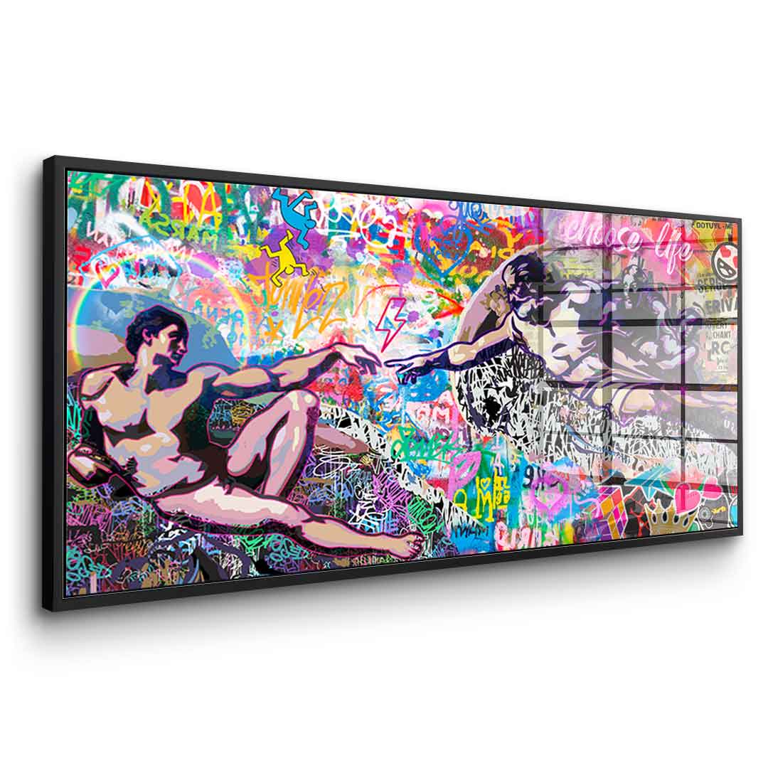 Creation Adam - Acrylglas