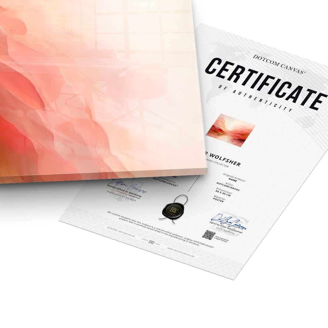 Crimson Peaks And Coral Valleys - acrylic glass