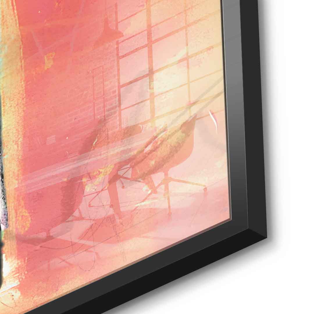 Cristal pink - Acrylic glass