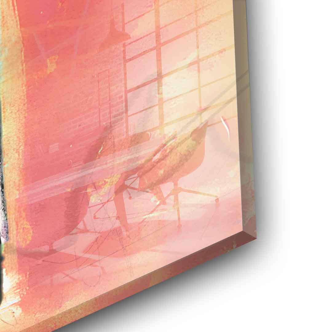 Cristal pink - Acrylic glass