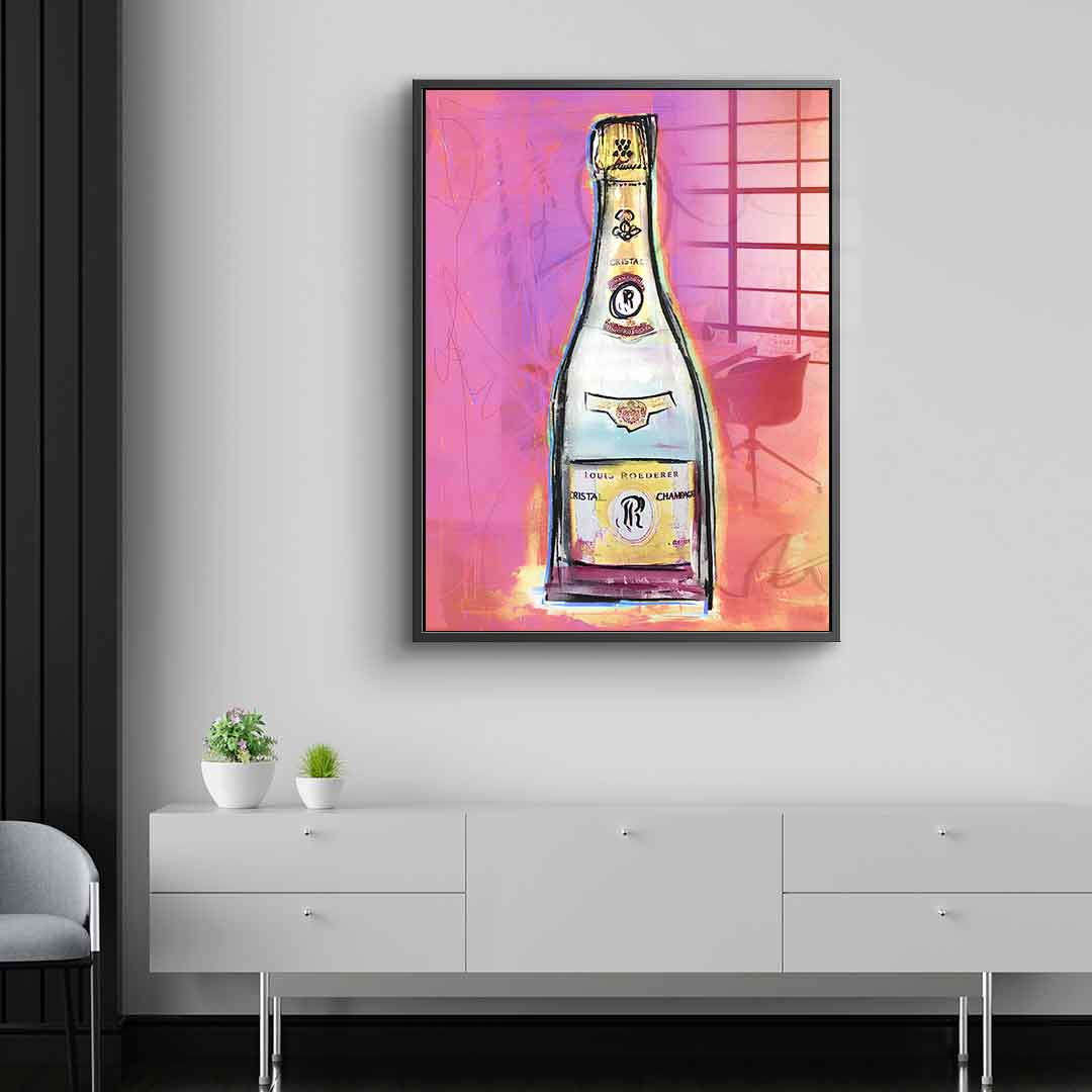 Cristal pink - Acrylic glass