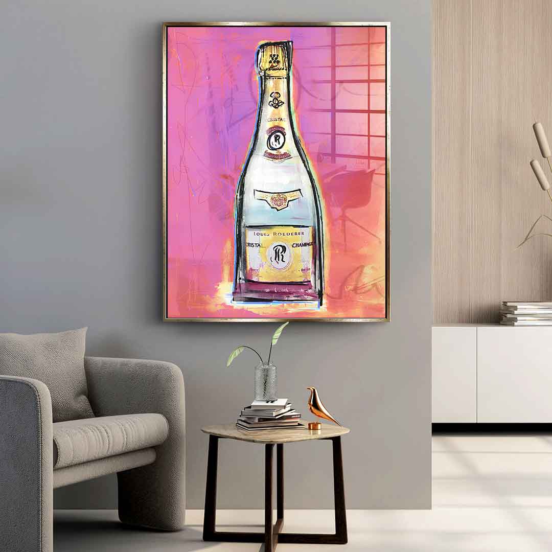 Cristal pink - Acrylic glass