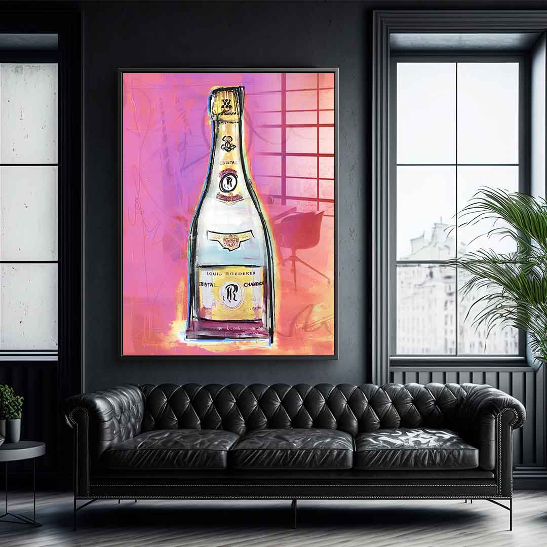 Cristal pink - Acrylic glass