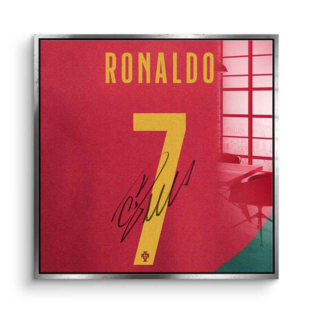 Ronaldo - Quadrat Edition - Acrylglas