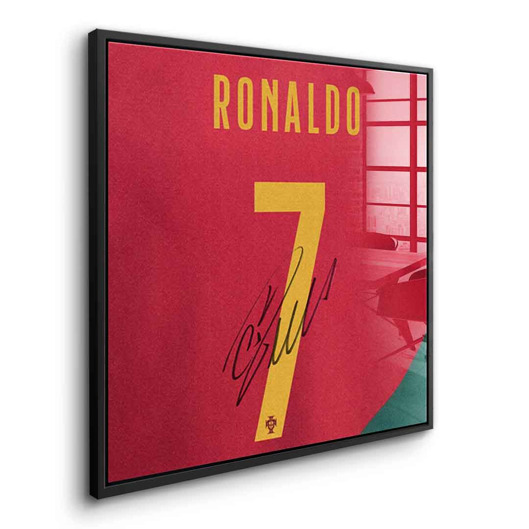 Ronaldo - Quadrat Edition - Acrylglas