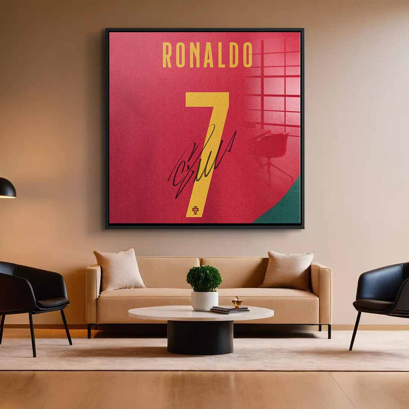 Ronaldo - Quadrat Edition - Acrylglas