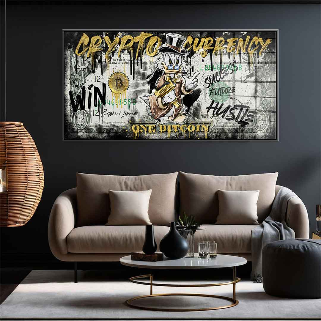 CRYPTO DUCK - acrylic glass