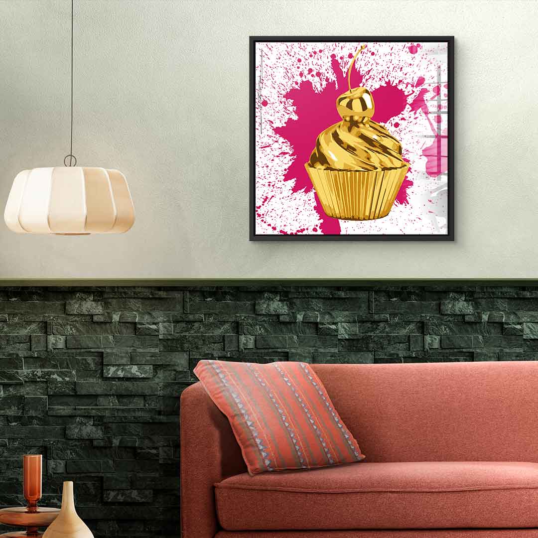 Cupcake Splash - Acrylglas