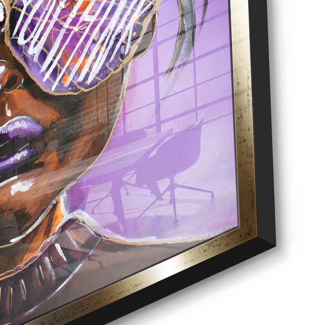 Cute but overthinking - Acrylglas