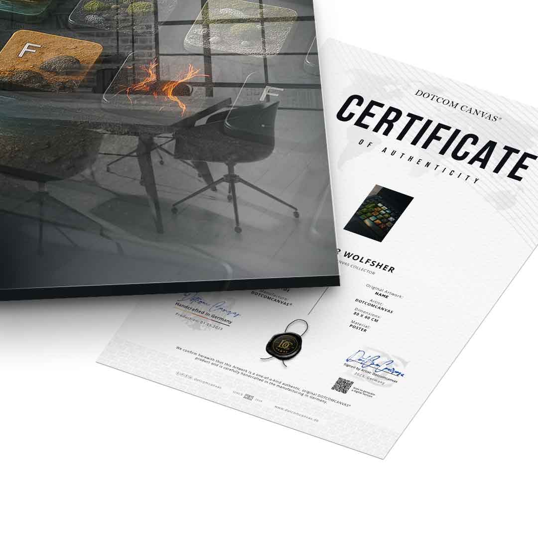 Cyber ​​symbiosis - Acrylic glass