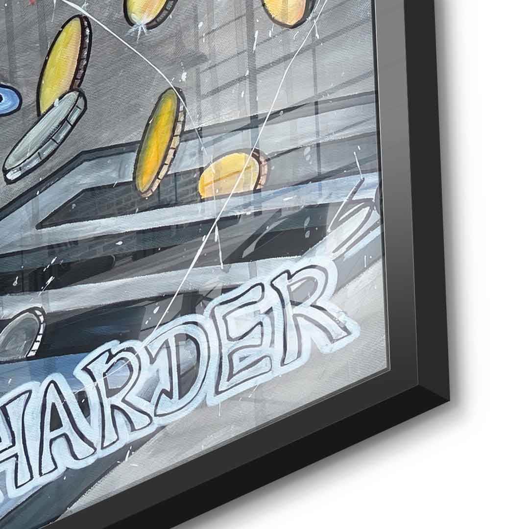 Work Smarter not Harder - acrylic glass