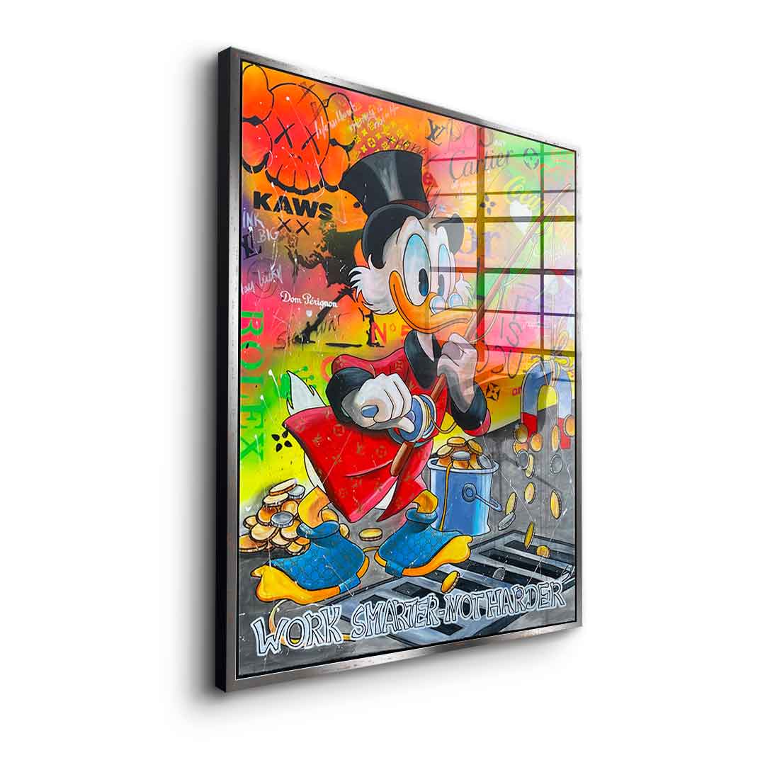 Work Smarter, Not Harder - Acrylic Glass