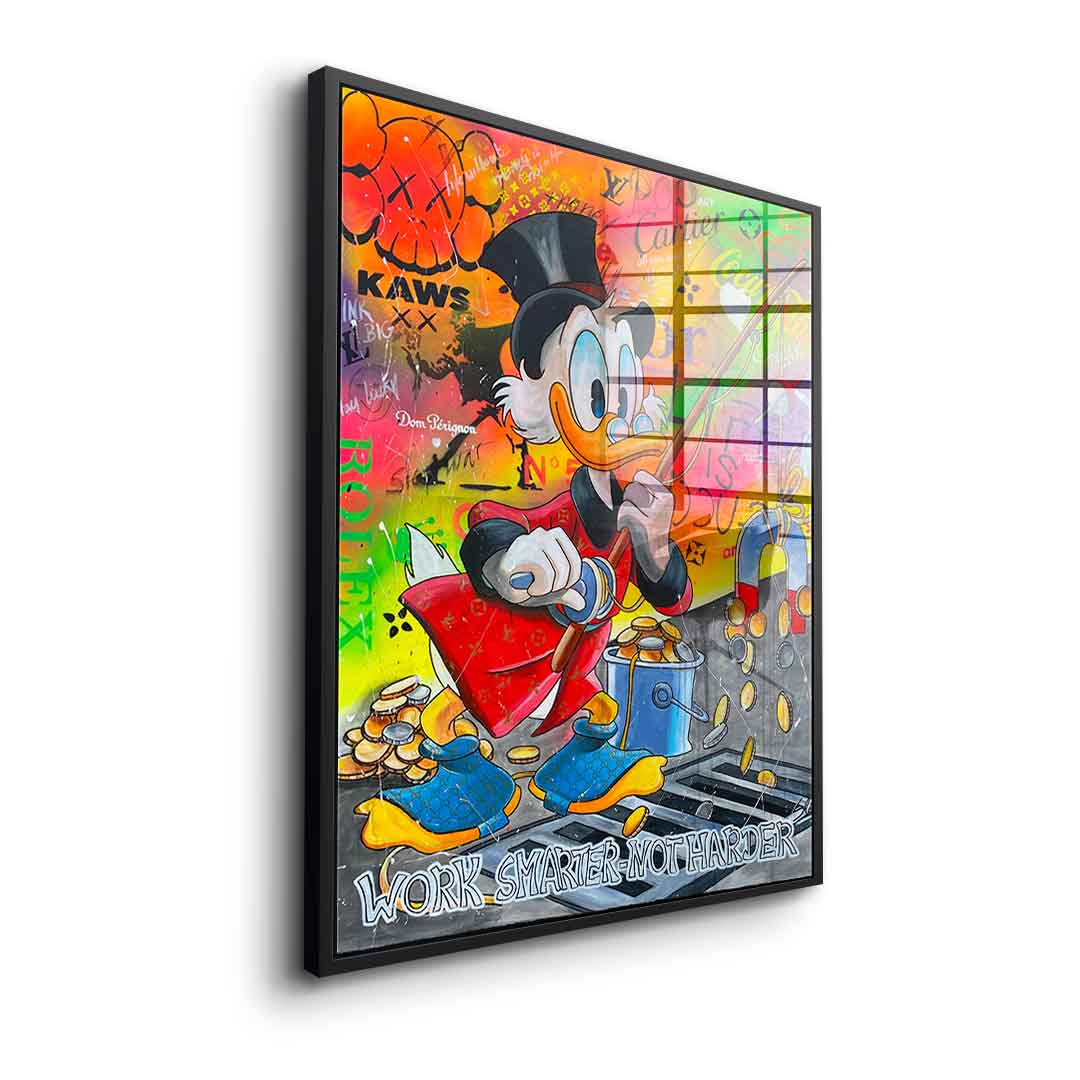 Work Smarter, Not Harder - Acrylic Glass