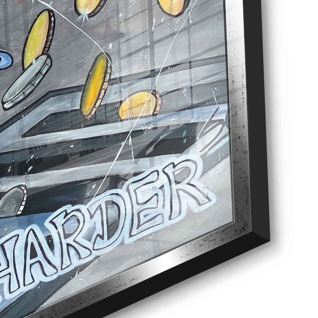 Work Smarter not Harder - acrylic glass