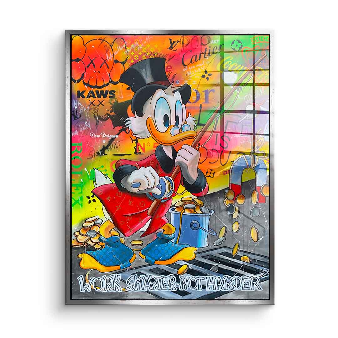 Work Smarter, Not Harder - Acrylic Glass