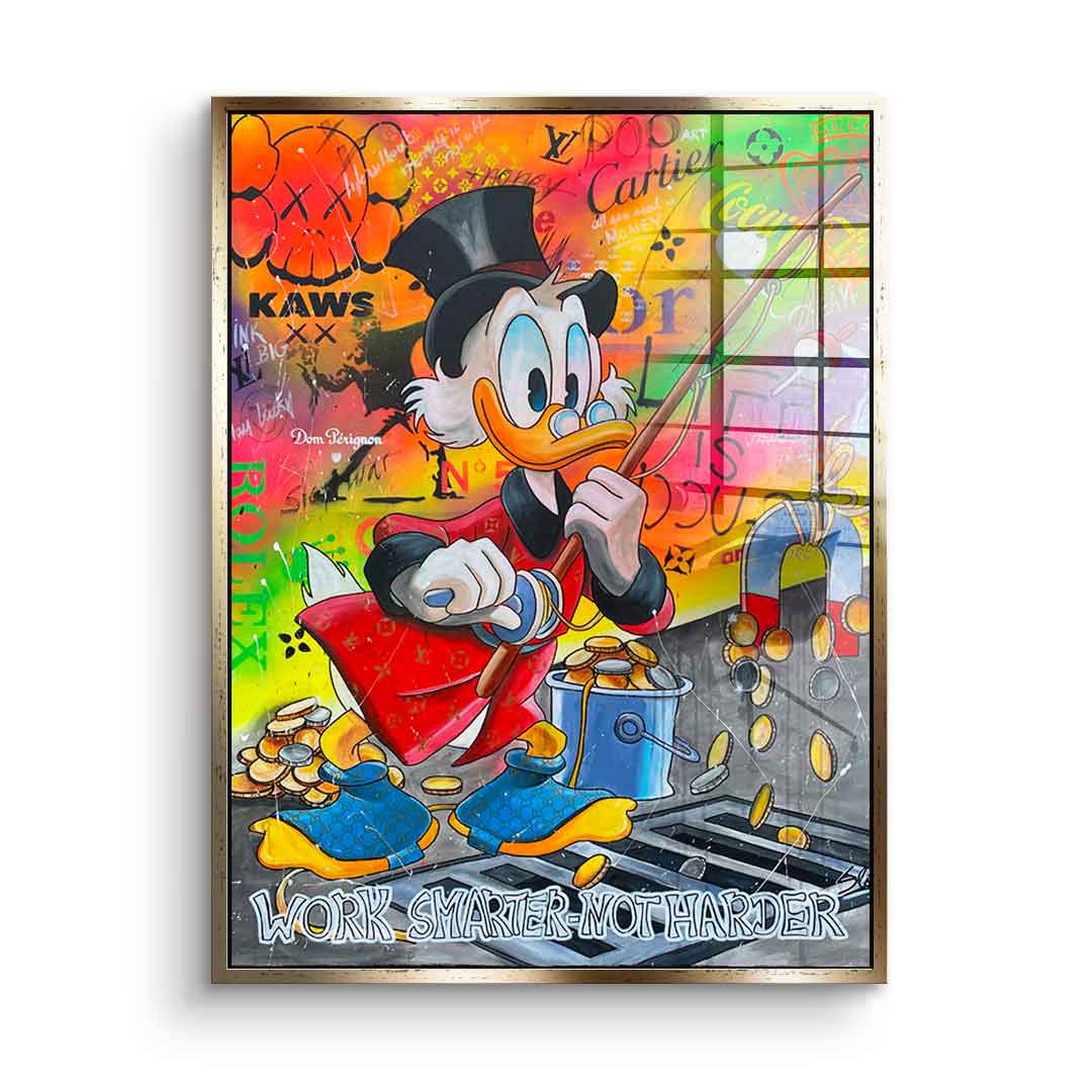 Work Smarter, Not Harder - Acrylic Glass