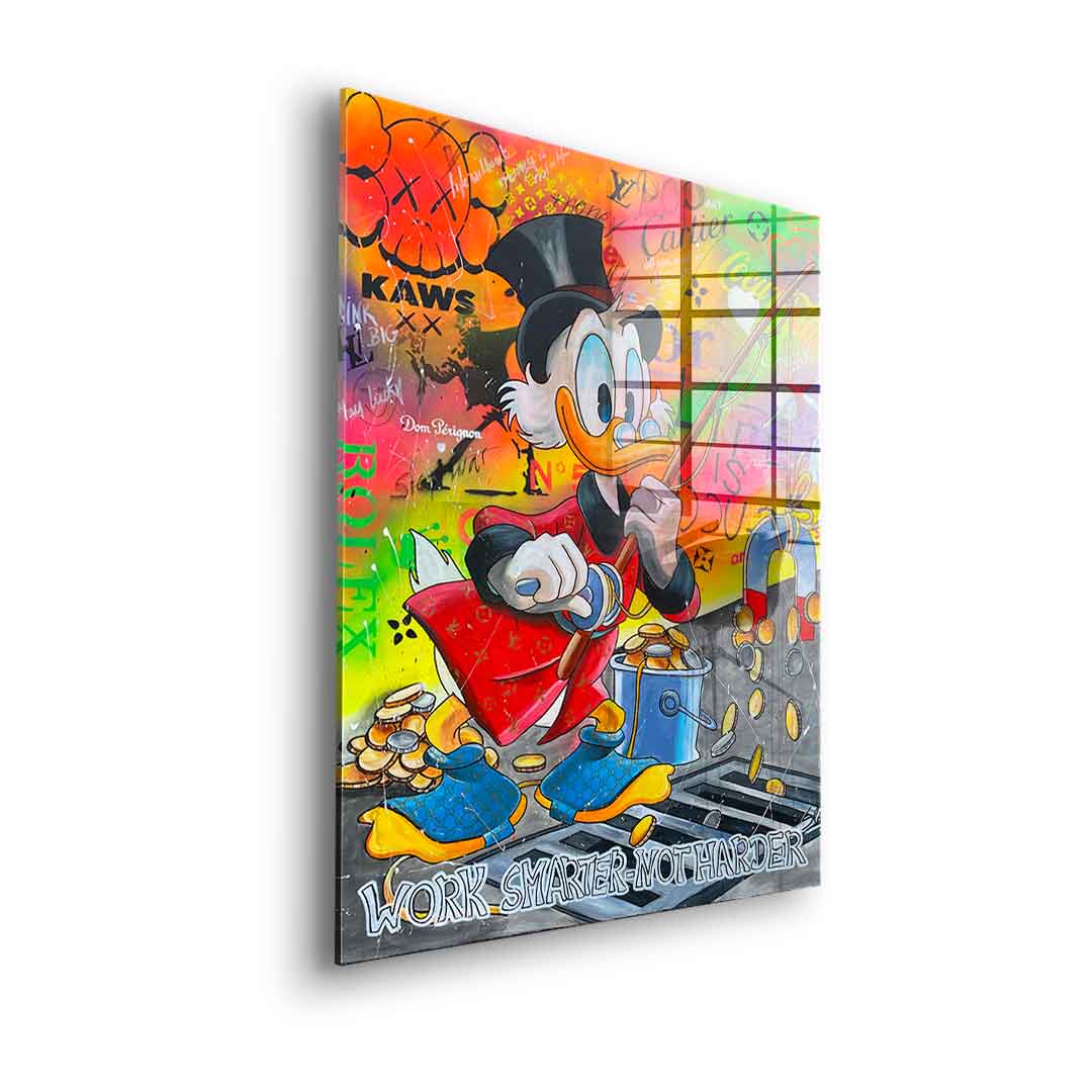 Work Smarter, Not Harder - Acrylic Glass