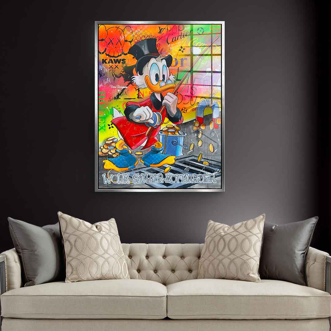 Work Smarter, Not Harder - Acrylic Glass