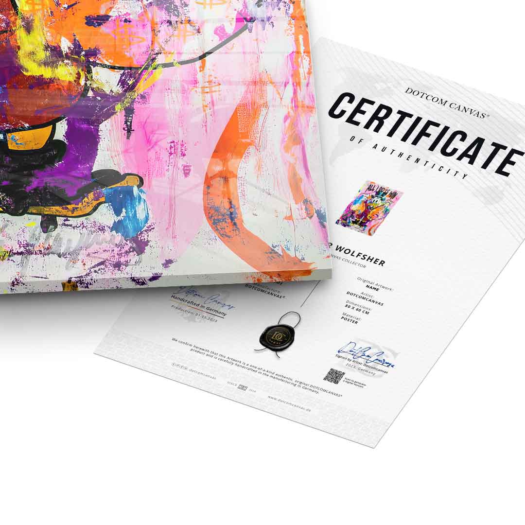 Money Bags Rules - Acrylic glass