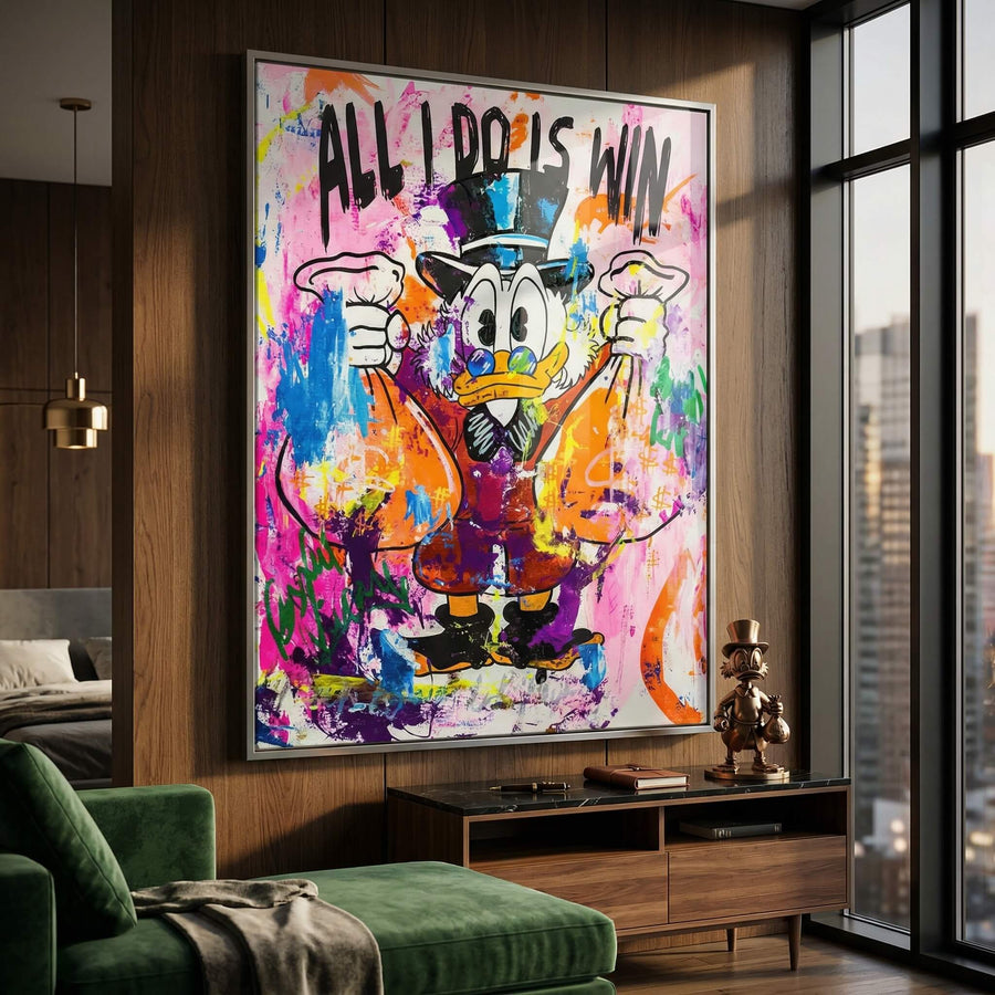 All I do is Win - Acrylglas