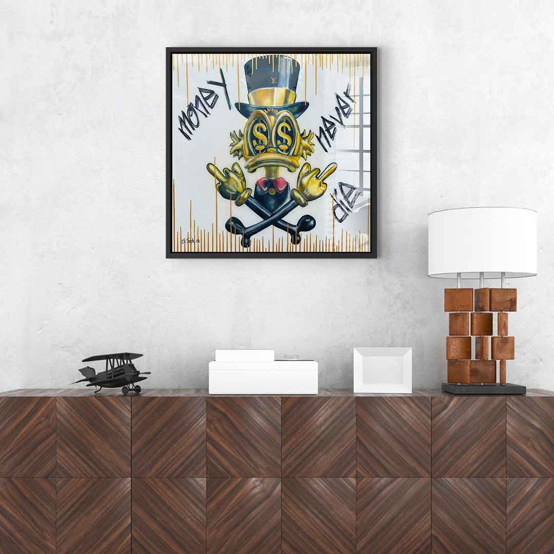 Money never die - Acrylglas