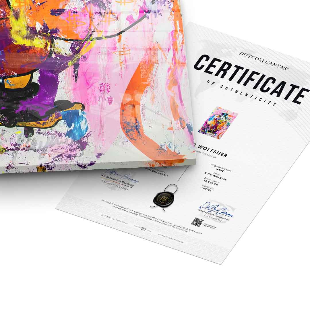 Money Bags Rules - Acrylic glass