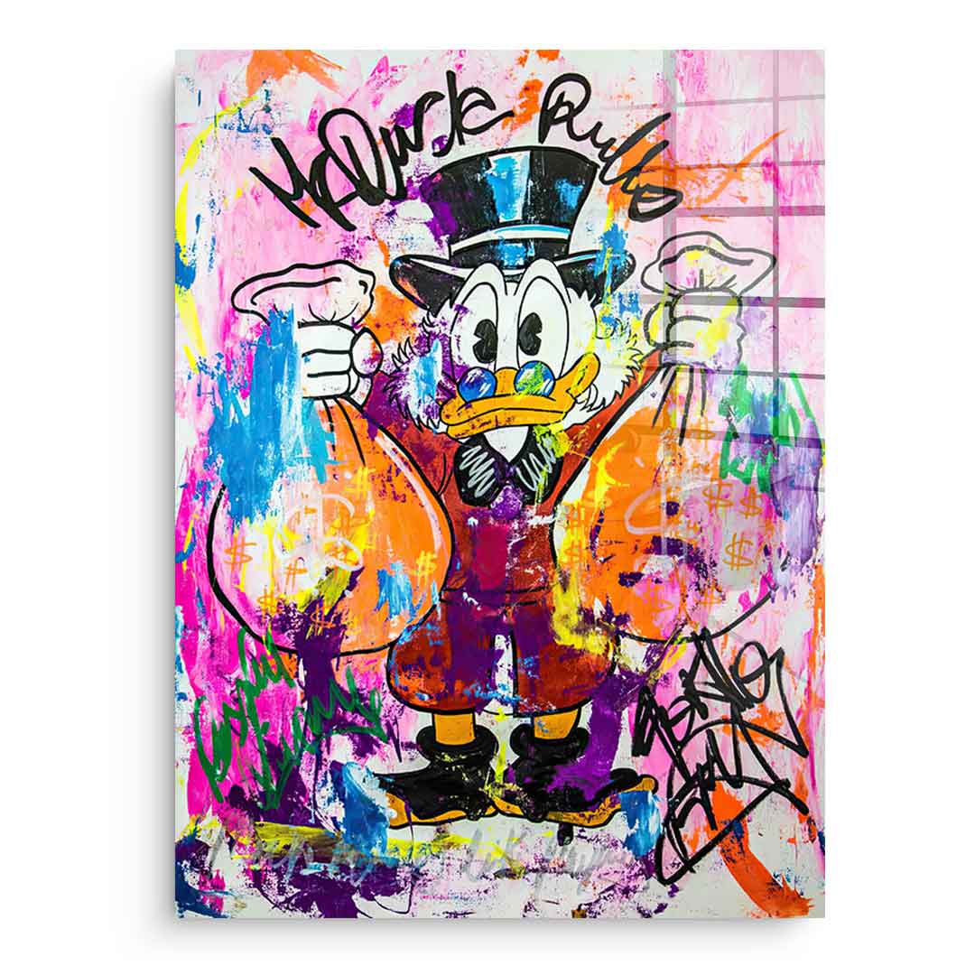 Money Bags Rules - Acrylglas