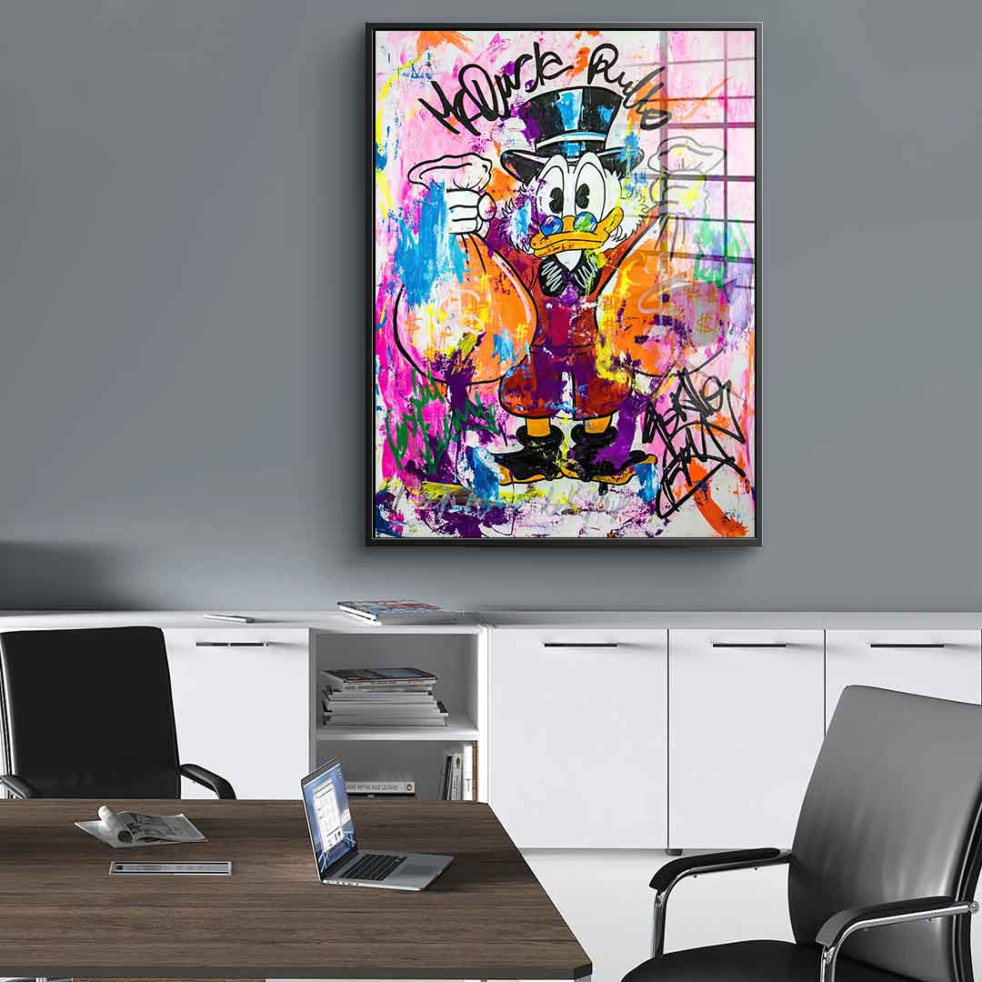 Money Bags Rules - Acrylic glass