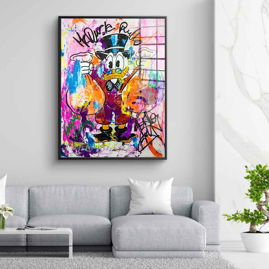 Money Bags Rules - Acrylic glass