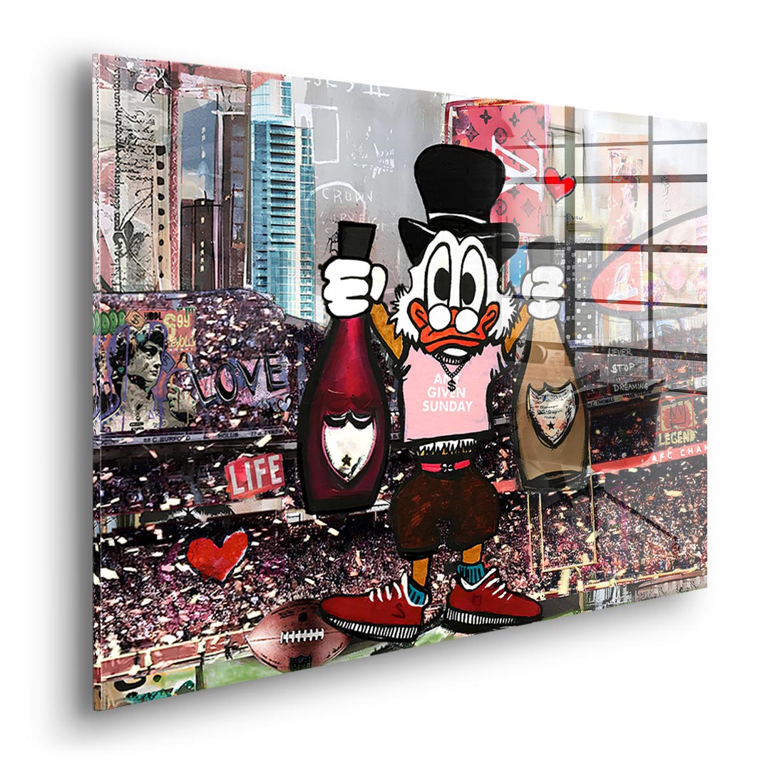 Scrooge McDuck any given - Acrylic glass