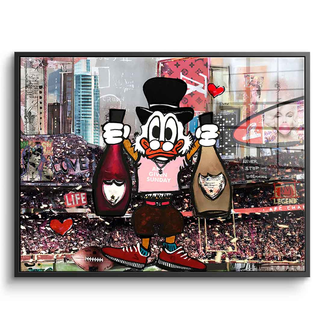 Scrooge McDuck any given - Acrylic glass
