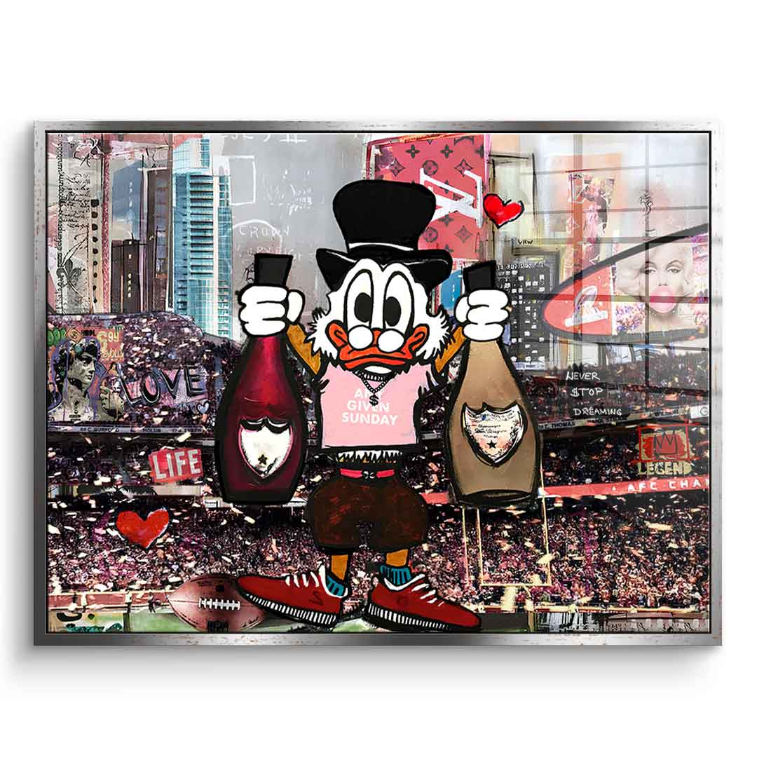 Scrooge McDuck any given - Acrylic glass