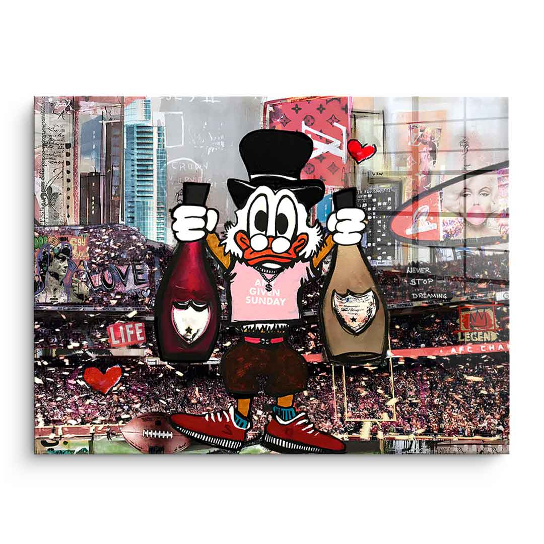 Scrooge McDuck any given - Acrylic glass