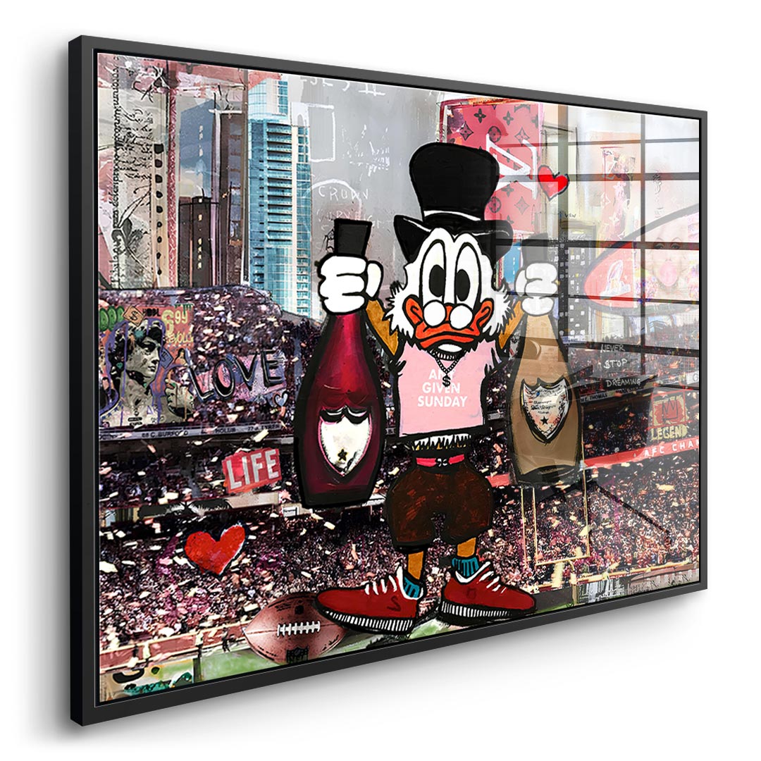 Scrooge McDuck any given - Acrylic glass
