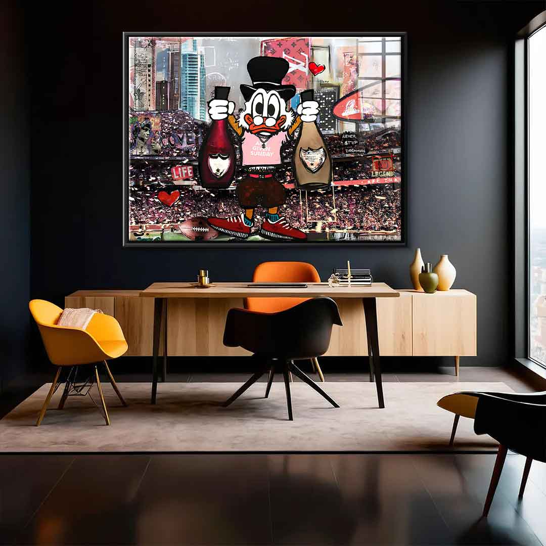 Scrooge McDuck any given - Acrylic glass