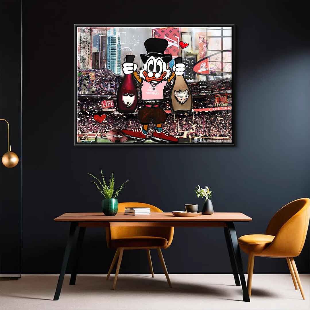 Scrooge McDuck any given - Acrylic glass