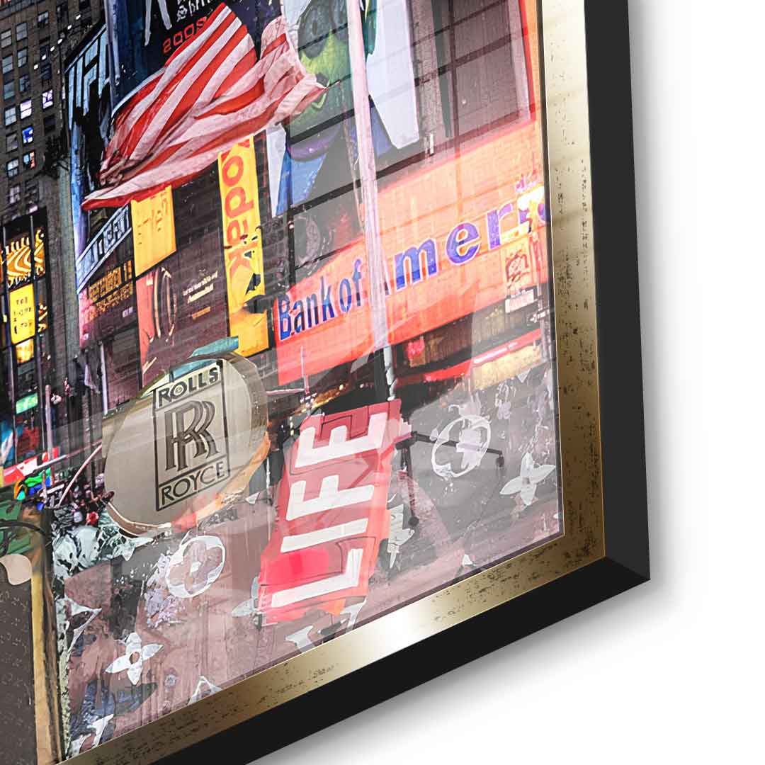 Dagobert in New York City - Acrylglas