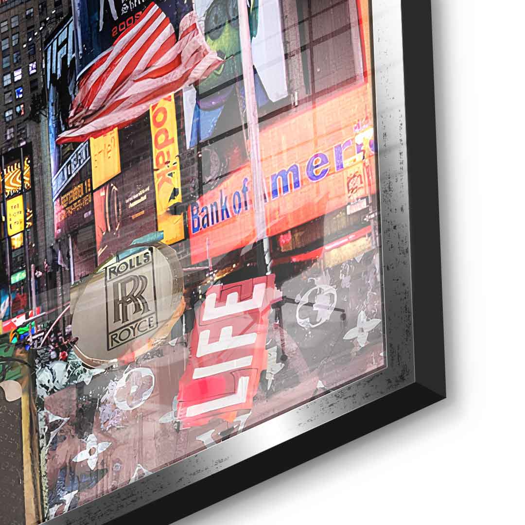 Scrooge McDuck in New York City - Acrylic glass