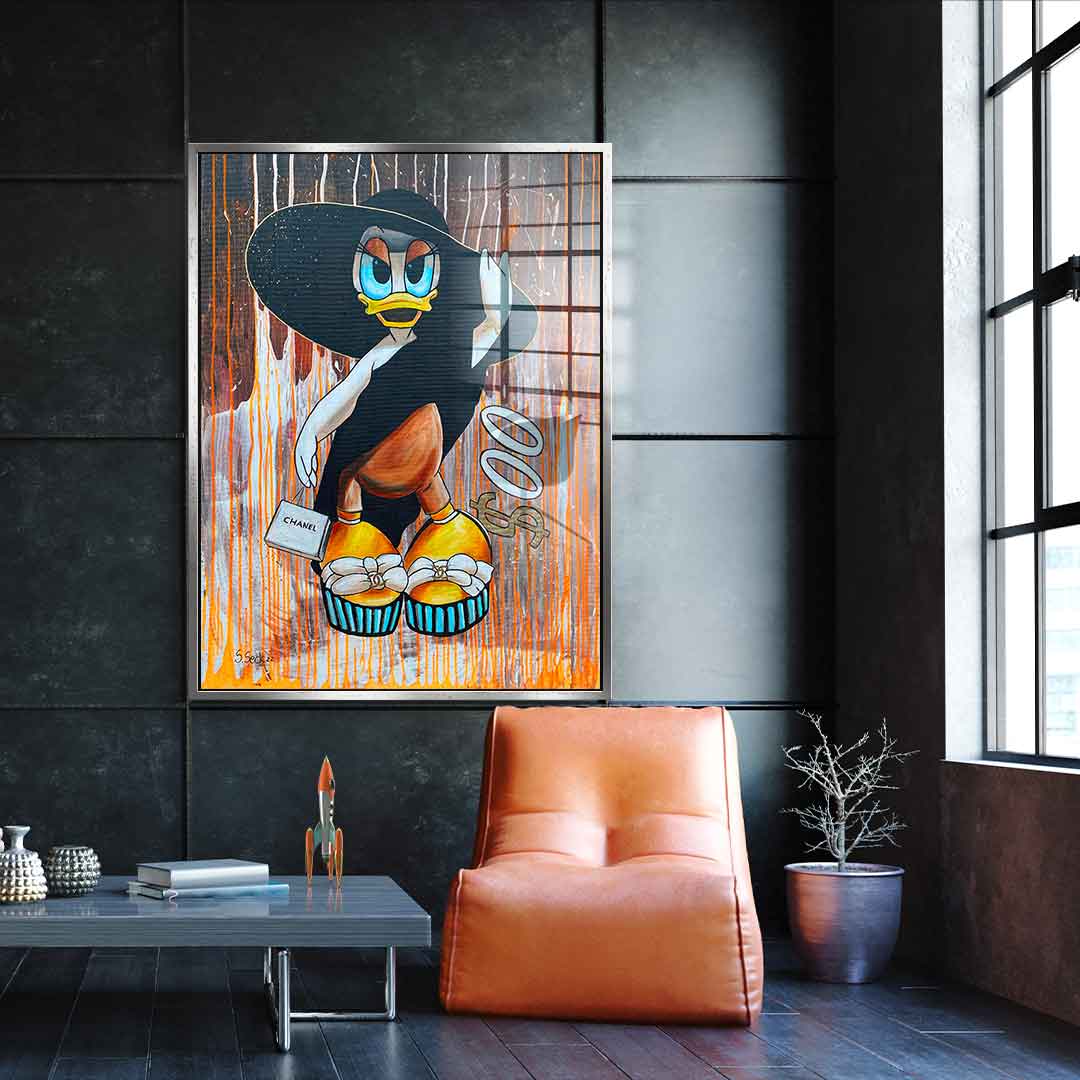 Money is not Enough - acrylic glass