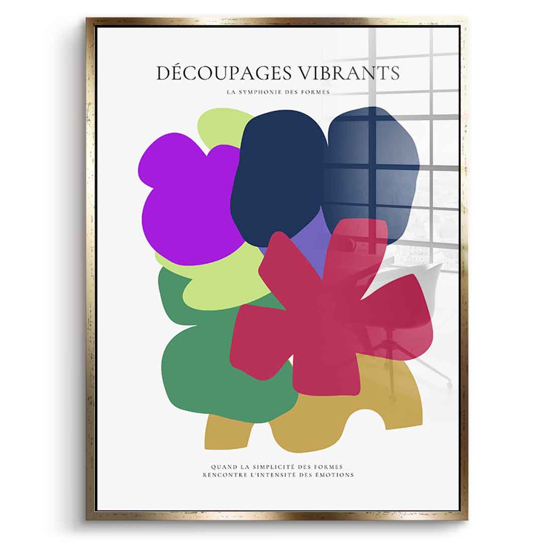 Découpages Vibrants - acrylic glass