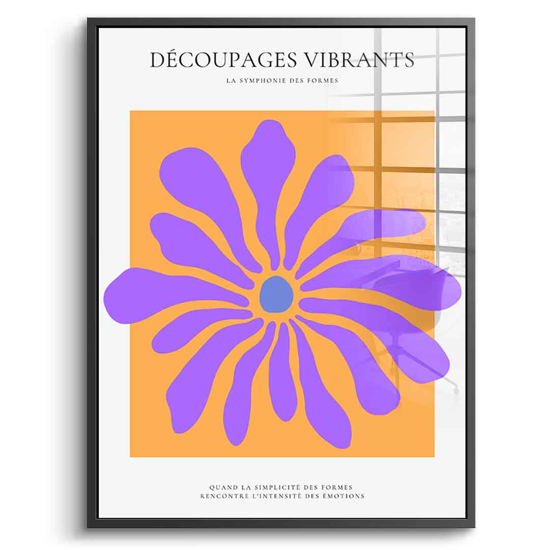 Découpages vibrants - acrylic glass