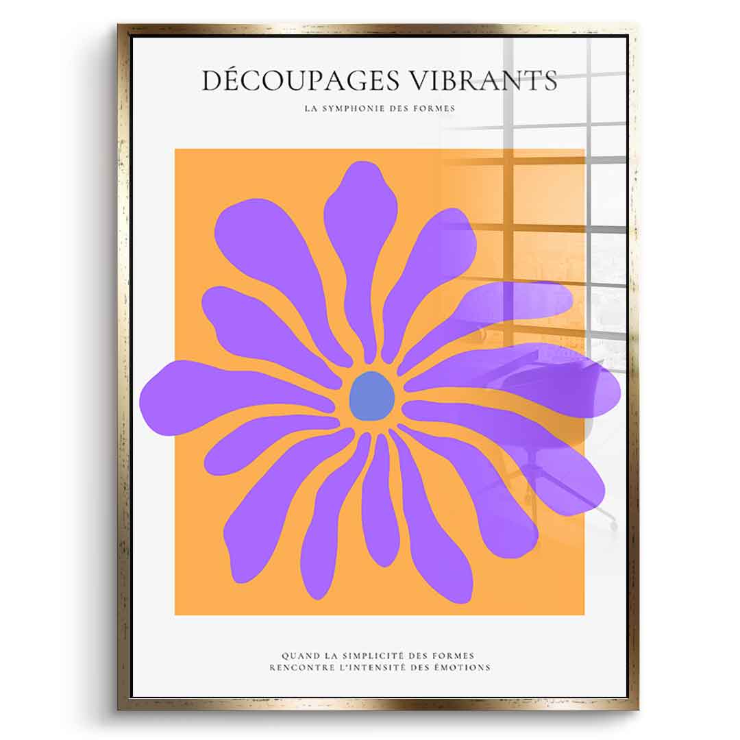 Découpages vibrants - acrylic glass