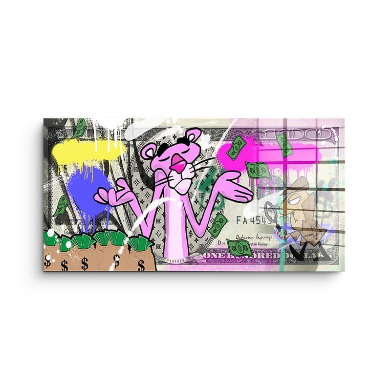 100 Dollar Panther - Acrylglas