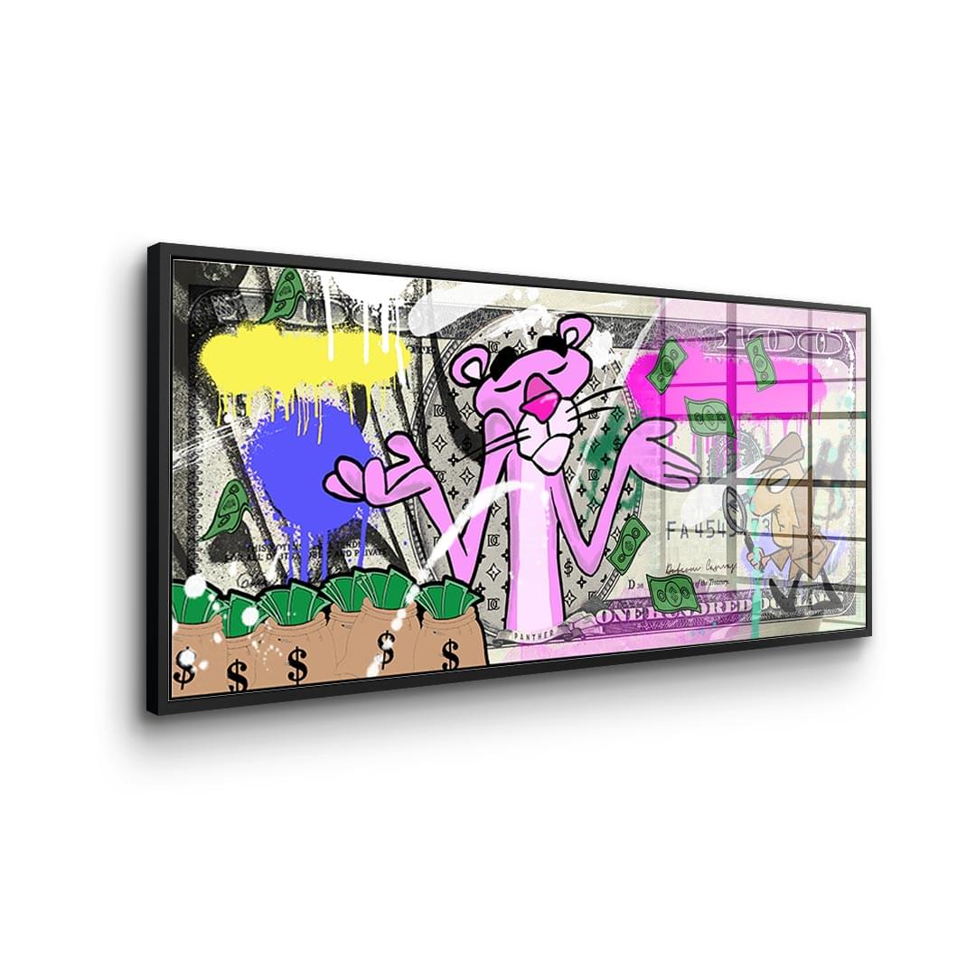 100 Dollar Panther - Acrylglas