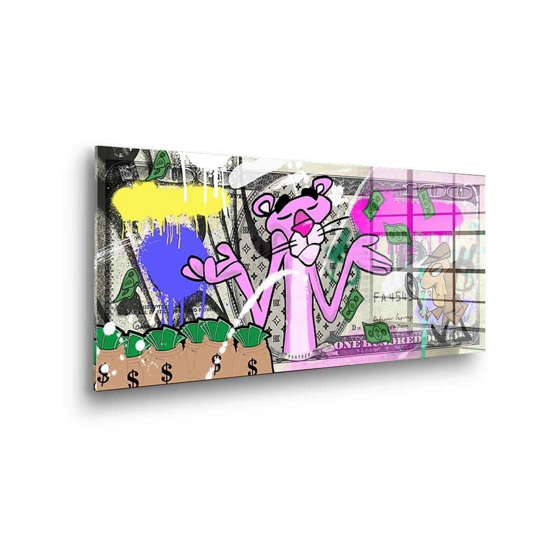 100 Dollar Panther - Acrylglas