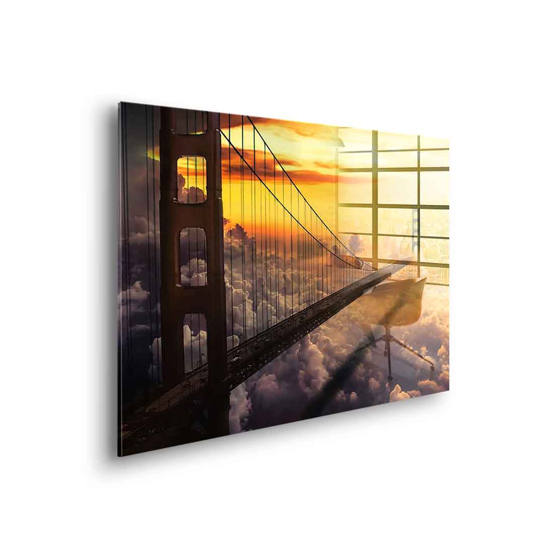 Die Brücke der Zukunft - Acrylglas